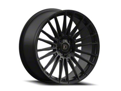 Defy D12 Satin Black Wheel; 17x7.5; 38mm Offset (94-98 Mustang)