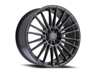 Defy D14 Satin Black Wheel; 17x7.5; 38mm Offset (94-98 Mustang)