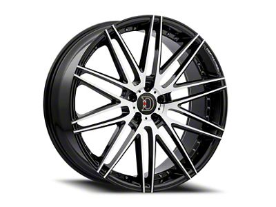 Defy D01 Gloss Black Machined Wheel; 20x9; 35mm Offset (16-24 Camaro)