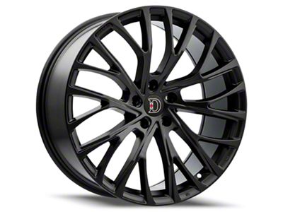 Defy D08 Satin Black Wheel; 20x8.5 (16-24 Camaro)