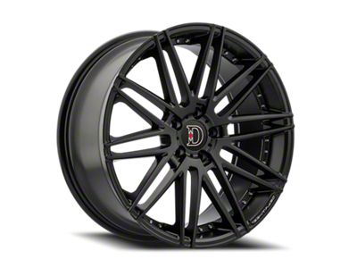 Defy D01 Satin Black Wheel; 22x9; 35mm Offset (24-25 Mustang GT, EcoBoost)