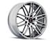 Defy D01 Silver Machined Wheel; 20x9 (05-09 Mustang)