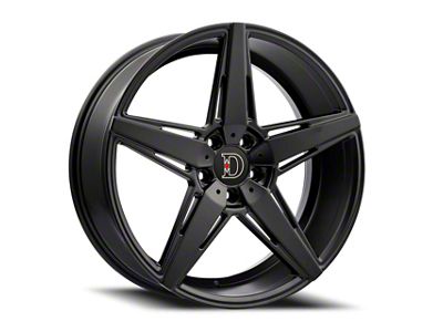 Defy D02 Satin Black Wheel; 20x8.5; 38mm Offset (05-09 Mustang)