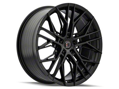 Defy D05 Satin Black Wheel; 18x8 (05-09 Mustang GT, V6)