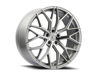 Defy D07 Silver Machine Wheel; 19x8.5; 35mm Offset (24-25 Mustang GT, EcoBoost)