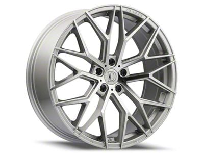Defy D07 Silver Machined Wheel; 20x8.5 (05-09 Mustang)