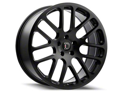 Defy D10 Satin Black Wheel; 20x8.5; 38mm Offset (05-09 Mustang)