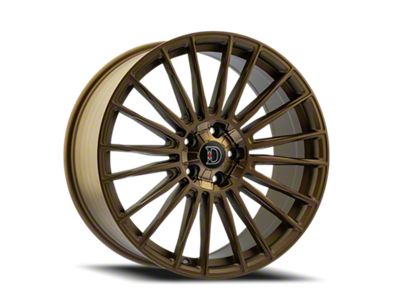 Defy D12 Satin Bronze Wheel; 17x7.5; 38mm Offset (99-04 Mustang)