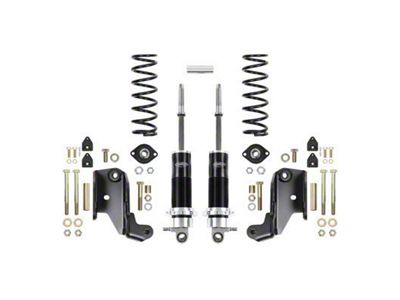 Detroit Speed Rear Coil-Over Conversion Kit with Single Adjustable Shocks (79-93 Mustang)