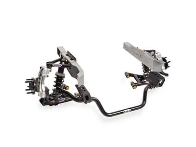 Detroit Speed Short Long Arm Conversion System; Double Adjustable (79-93 Mustang)