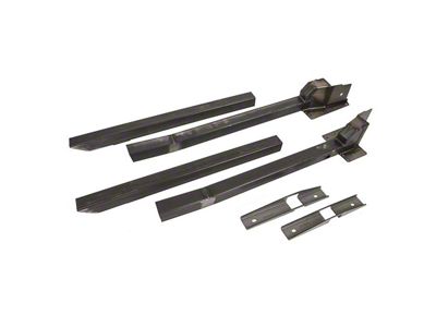 Detroit Speed Subframe Connectors with Lower Torque Box (79-93 Mustang)