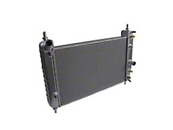 DeWitts Pro Series Short Direct Fit Radiator; Natural Finish (2013 Corvette C6 Grand Sport & Z06 w/ Engine Mounted Cooler)