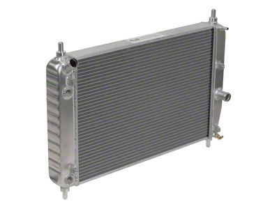 DeWitts Pro Series Direct Fit Radiator with Internal Engine Oil Cooler; Natural Finish (05-13 Corvette C6 w/o Factory Engine Oil Cooler)