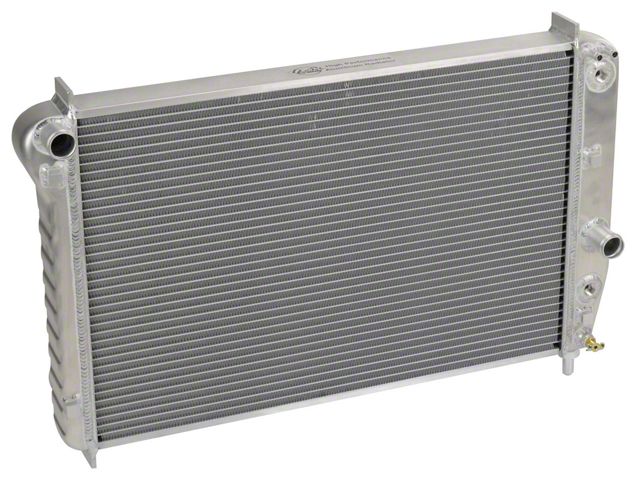 DeWitts Pro Series Direct Fit Radiator; Natural Finish (01-04 Corvette C5 w/ Automatic Transmission)