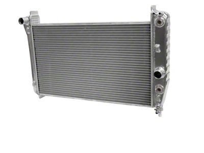 DeWitts Pro Series Direct Fit Short Radiator; Natural Finish (97-Early 01 Corvette w/ Automatic Transmission)