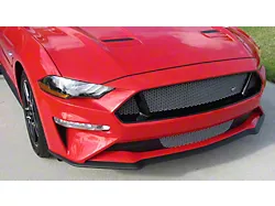 Diamond Grilles Emblem Delete Upper and Lower Grilles; Stainless Steel (18-23 Mustang GT)