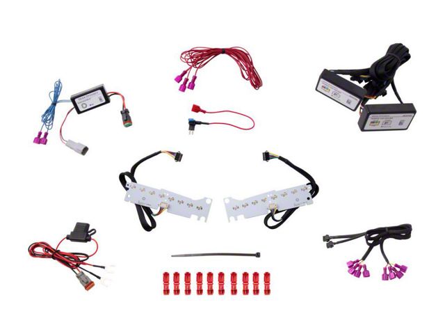 Diode Dynamics RGBWA Multicolor Lower Daytime Running Light LED Board Kit (17-24 Camaro ZL1)