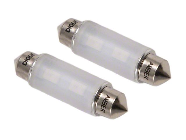 Diode Dynamics Amber LED Map Light Bulbs; 41mm HP6 (08-23 Challenger)