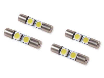 Diode Dynamics Cool White LED Vanity Light Bulbs; 28mm SMF2 (15-23 Challenger)