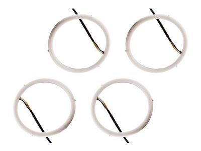 Diode Dynamics HD LED Halo Rings; Amber (08-14 Challenger)