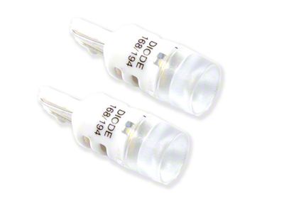 Diode Dynamics Warm White LED Side Marker Light Bulbs; 194 HP3 (08-14 Challenger)