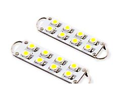 Diode Dynamics Amber LED Trunk Light Bulbs; 44mm SML8 (06-23 Charger)