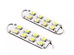 Diode Dynamics Blue LED Door Light Bulbs; 44mm SML8 (11-14 Charger)