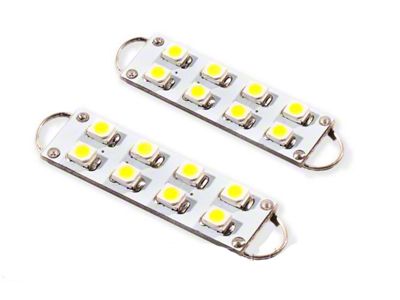 Diode Dynamics Cool White LED Door Light Bulbs; 44mm SML8 (11-14 Charger)