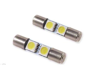 Diode Dynamics Cool White LED Vanity Light Bulbs; 28mm SMF2 (11-23 Charger)