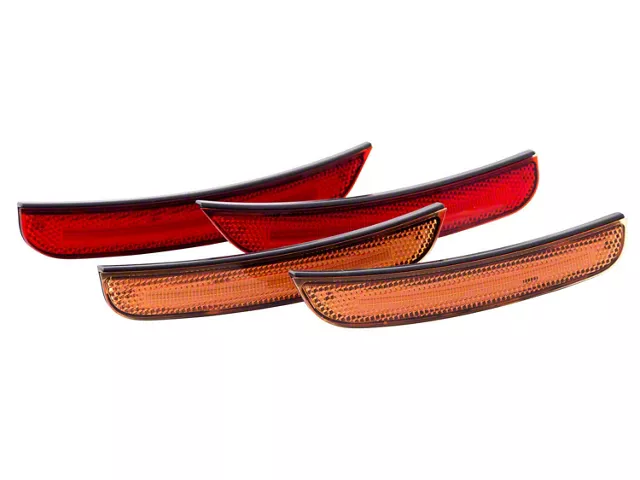 Diode Dynamics LED Front and Rear Side Marker Lights; Amber (15-23 Charger)