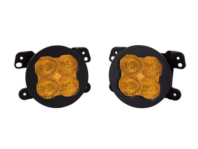 Diode Dynamics SS3 Max Type M LED Fog Light Kit; Yellow SAE Fog (11-14 Charger)