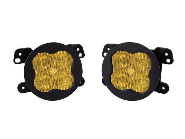 Diode Dynamics SS3 Sport Type M LED Fog Light Kit; Yellow Fog (11-14 Charger)