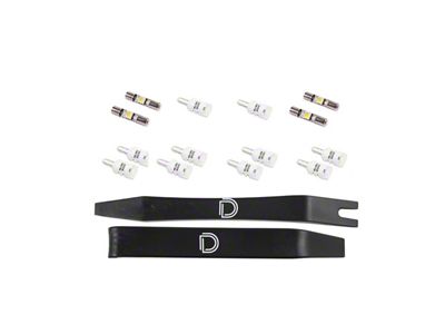 Diode Dynamics Stage 1 LED Interior Lighting Kit; Cool White (11-23 Charger)