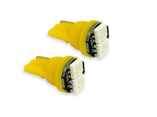 Diode Dynamics Amber LED Side Marker Light Bulbs; 194 SMD2 (97-13 Corvette C5 & C6)