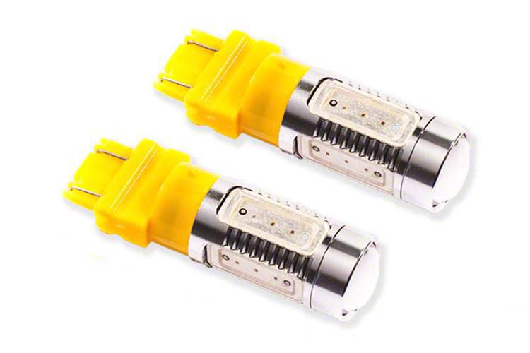 Diode Dynamics Corvette Amber Rear Turn Signal LED Light Bulbs; 3157