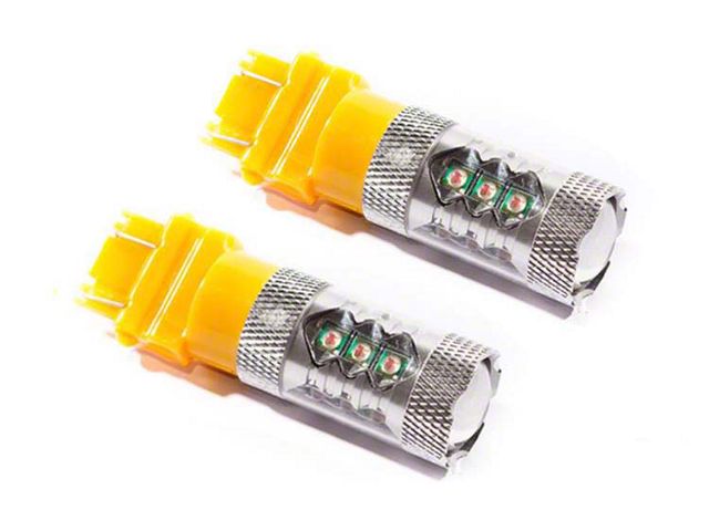 Diode Dynamics Amber Rear Turn Signal LED Light Bulbs; 3157 XP80 (97-13 Corvette C5 & C6)