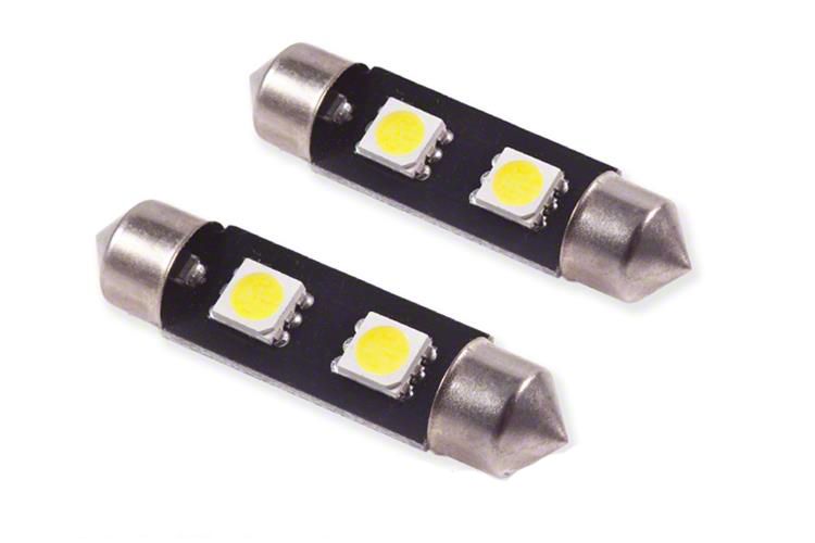 Diode Dynamics Corvette Blue LED Map Light Bulbs; 39mm SMF2 DD0088P (97 ...