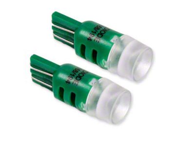 Diode Dynamics Green LED Map Light Bulbs; 194 HP3 (00-13 Corvette C5 & C6)