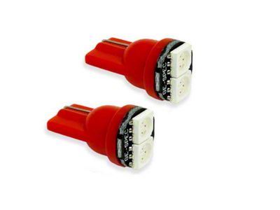 Diode Dynamics Red LED Map Light Bulbs; 194 SMD2 (00-13 Corvette C5 & C6)