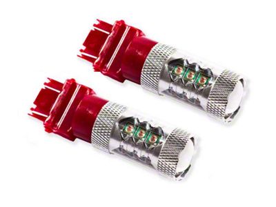 Diode Dynamics Red LED Tail Light Bulbs; 3157 XP80 (97-13 Corvette C5 & C6)