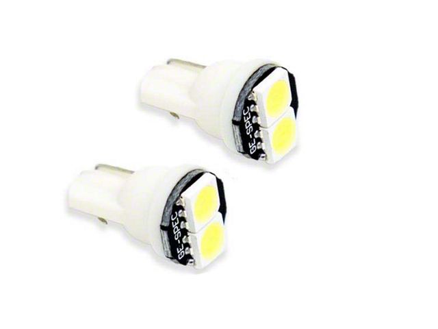 Diode Dynamics Warm White LED License Plate Bulbs; 194 SMD2 (04-19 Corvette C5, C6 & C7)