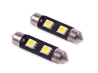 Diode Dynamics Cool White LED Map Light Bulbs; 39mm SMF2 (94-04 Mustang GT; 03-04 Mustang Cobra)