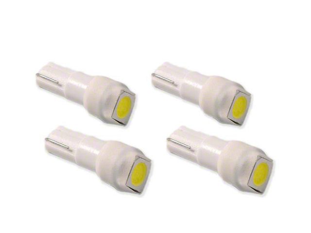 Diode Dynamics Cool White LED Vanity Light Bulbs; 74 SMD1 (15-23 Mustang)