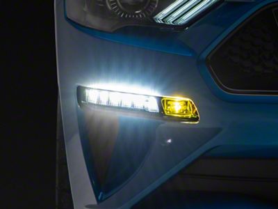 Diode Dynamics Elite Series Combination Fog Lights; Yellow (18-23 Mustang GT, EcoBoost)