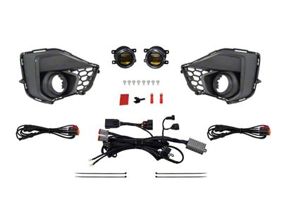 Diode Dynamics Elite Series LED Fog Lights; Yellow (24-25 Mustang GT)
