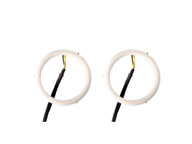 Diode Dynamics HD Headlight LED Halo Rings; Amber (18-23 Mustang GT, EcoBoost)