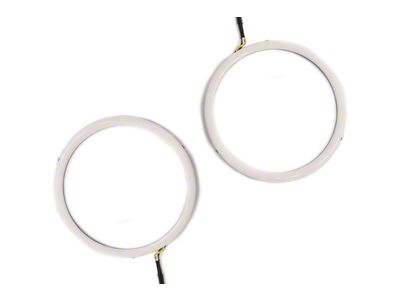 Diode Dynamics HD LED Halo Rings; Red (05-14 Mustang GT)