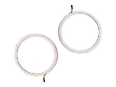 Diode Dynamics HD LED Halo Rings; Red (05-09 Mustang)