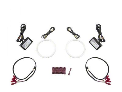 Diode Dynamics HD Headlight LED Halo Rings; Switchback (18-23 Mustang GT, EcoBoost)