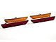Diode Dynamics LED Front and Rear Side Marker Lights; Amber/Red (10-14 Mustang)
